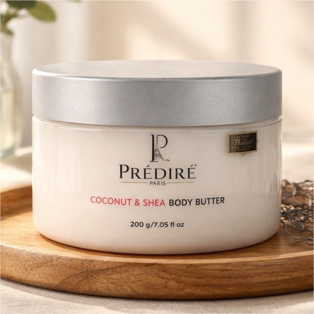 Prédiré Paris Coconut & Shea Body Butter 7.05 oz Luxury Moisturizing butter NEW